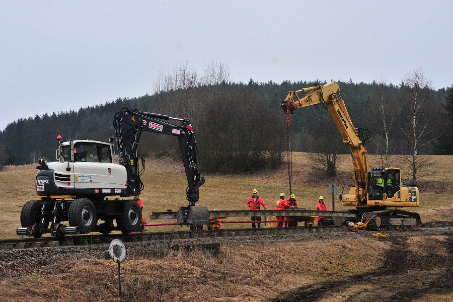 Schienenneulage in Steinbach und Langschlag (1)